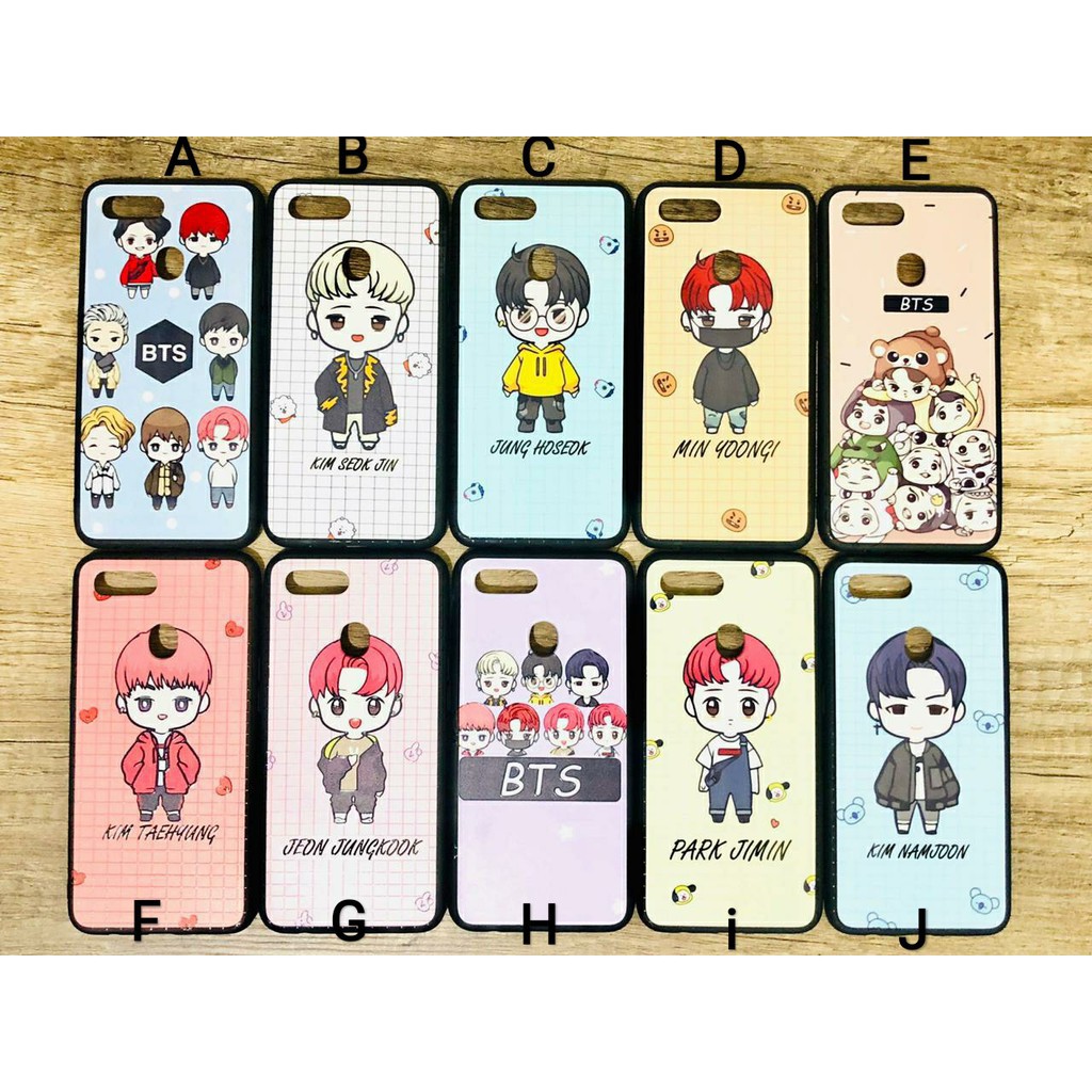 Vivo z1 pro, S1 Y91 Y93 Y95 - Fuze Case uv kartun BTS kpop bts premium