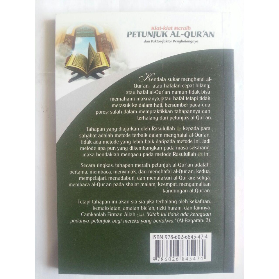 Buku Saku Kiat-Kiat Meraih Petunjuk Al-Qur’an &amp; Faktor Penghalangnya - Darul Haq