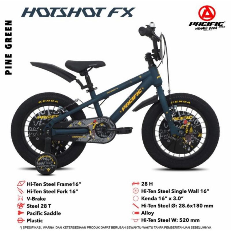 Sepeda Anak BMX Pacific Hotshot FX 3.0 16inch