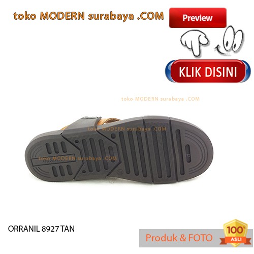 ORRANIL 8927 TAN sendal flat pria jepit casual flip flop