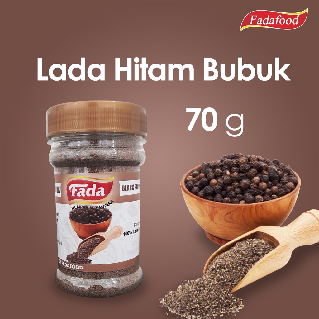 

LADA HITAM BUBUK / BLACK PAPER POWDER / FADA REMPAH NUSANTARA