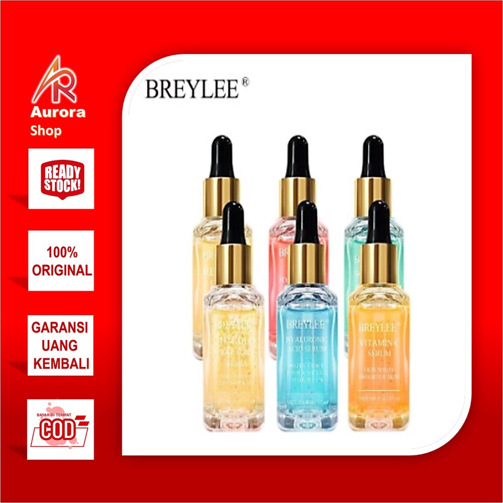 Breylee Serum Wajah Vitamin C Hyaluronic Acid Rose Hydrating Soothing Retinol