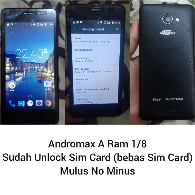 Handphone Andromax A 4GLte  (Batang) (second)