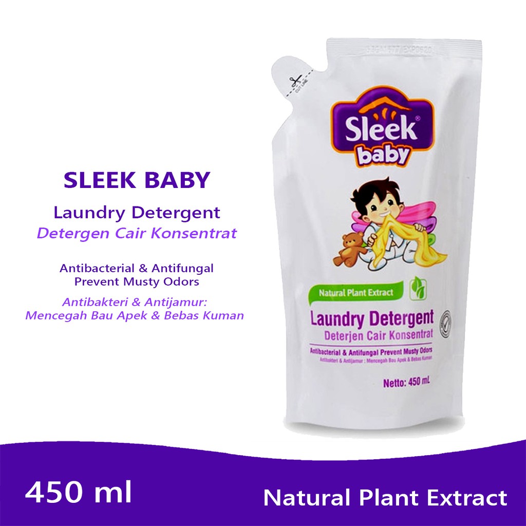 Jual Sleek Baby Laundry Detergent Refill 450ml | Shopee Indonesia