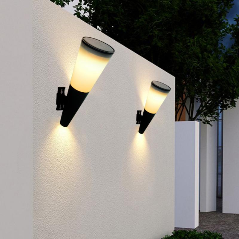 [Solar Wall Waterproof Streetlights] [Outdoor Garden Decoration Night Spotlights] [2-color/Colorful Changing Landscape Lamp for Corridor]