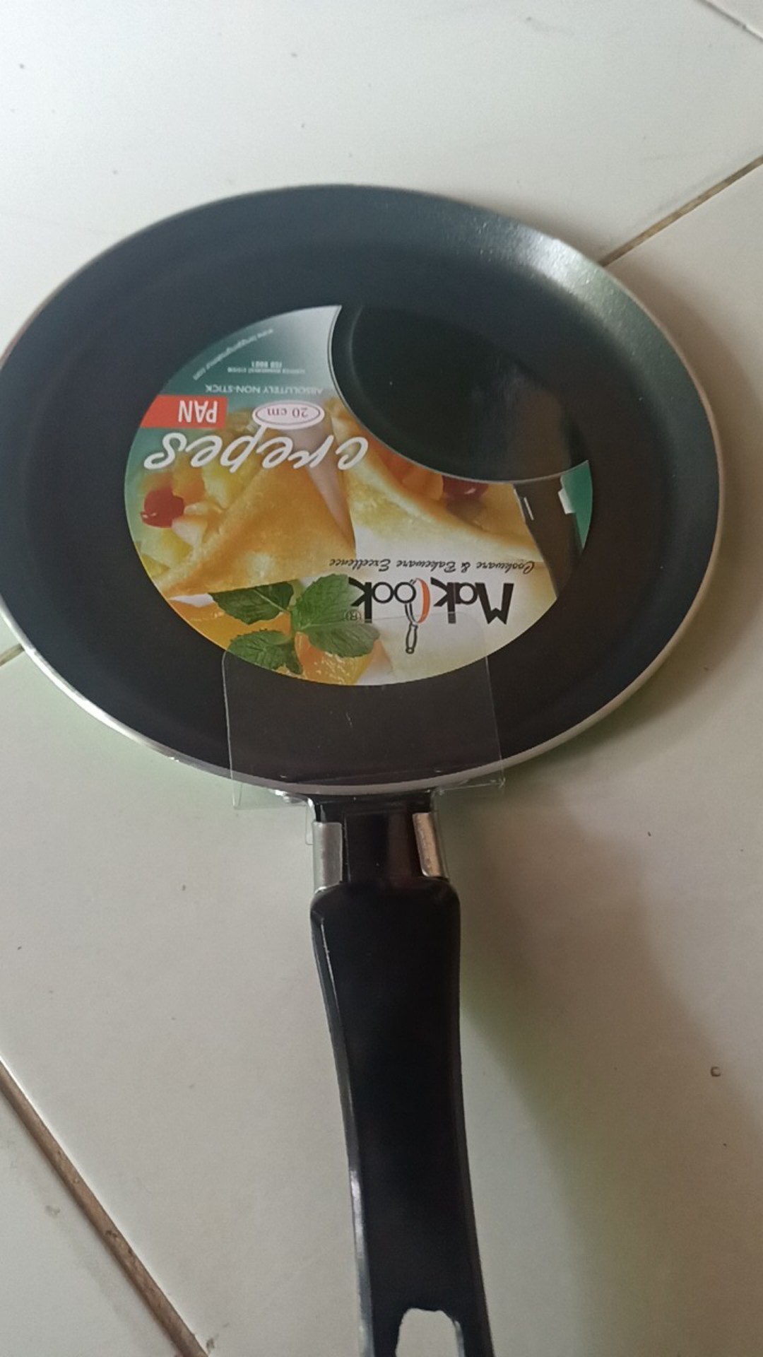 Wajan Teflon 20cm / Wajan Gagang / Crepes Pan / Crepes Maker Makcook