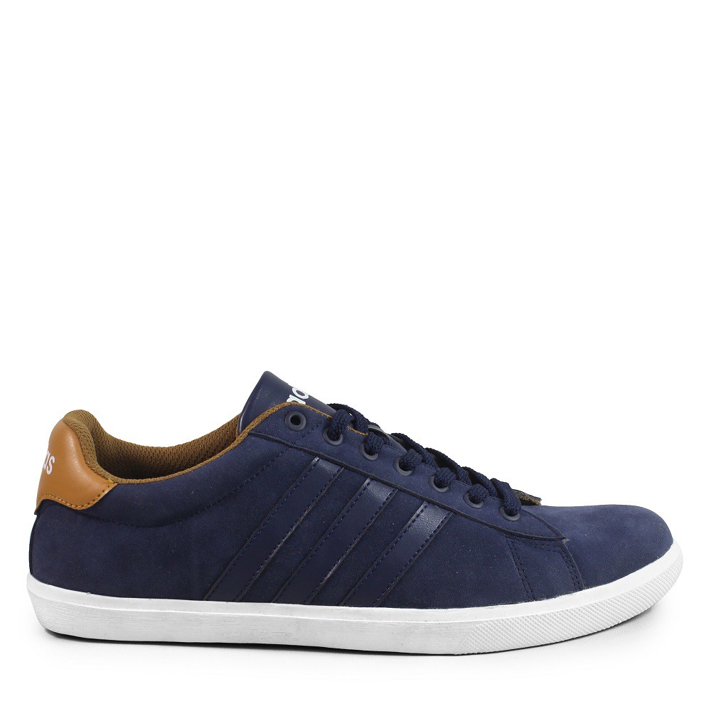 MS Shoes - TERBARU - Sneakers Pria Adidas Vluc Derby Navy Sepatu Murah Keren Sekolah Santai Kuliah