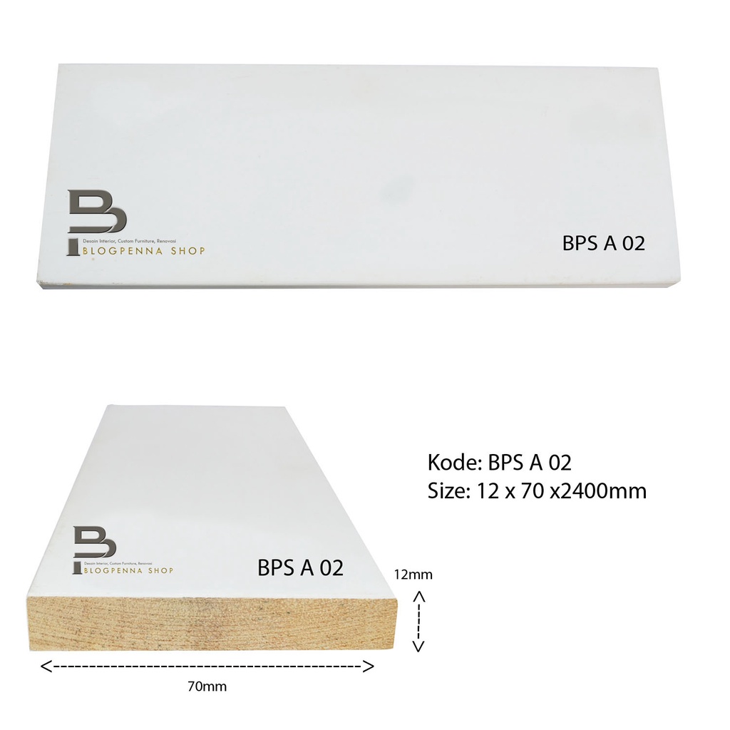 LIST KAYU BPSA02 / LIS KAYU WAINSCOTING / WALL MOULDING / PANEL