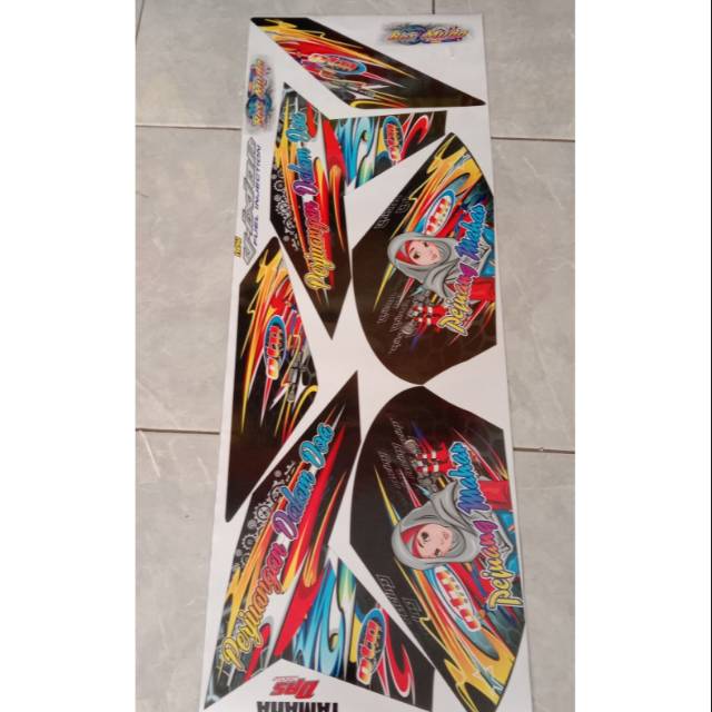 Striping,lis variasi motor Vixion Nva