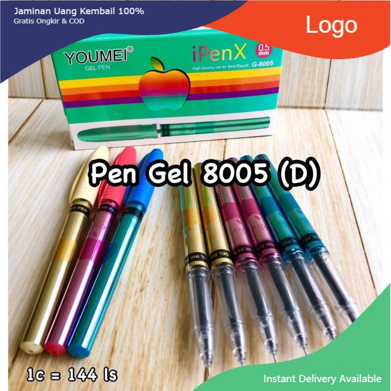 

1 PAK ISI 12 PCS Gel pen iPenX / Pulpen cair apple