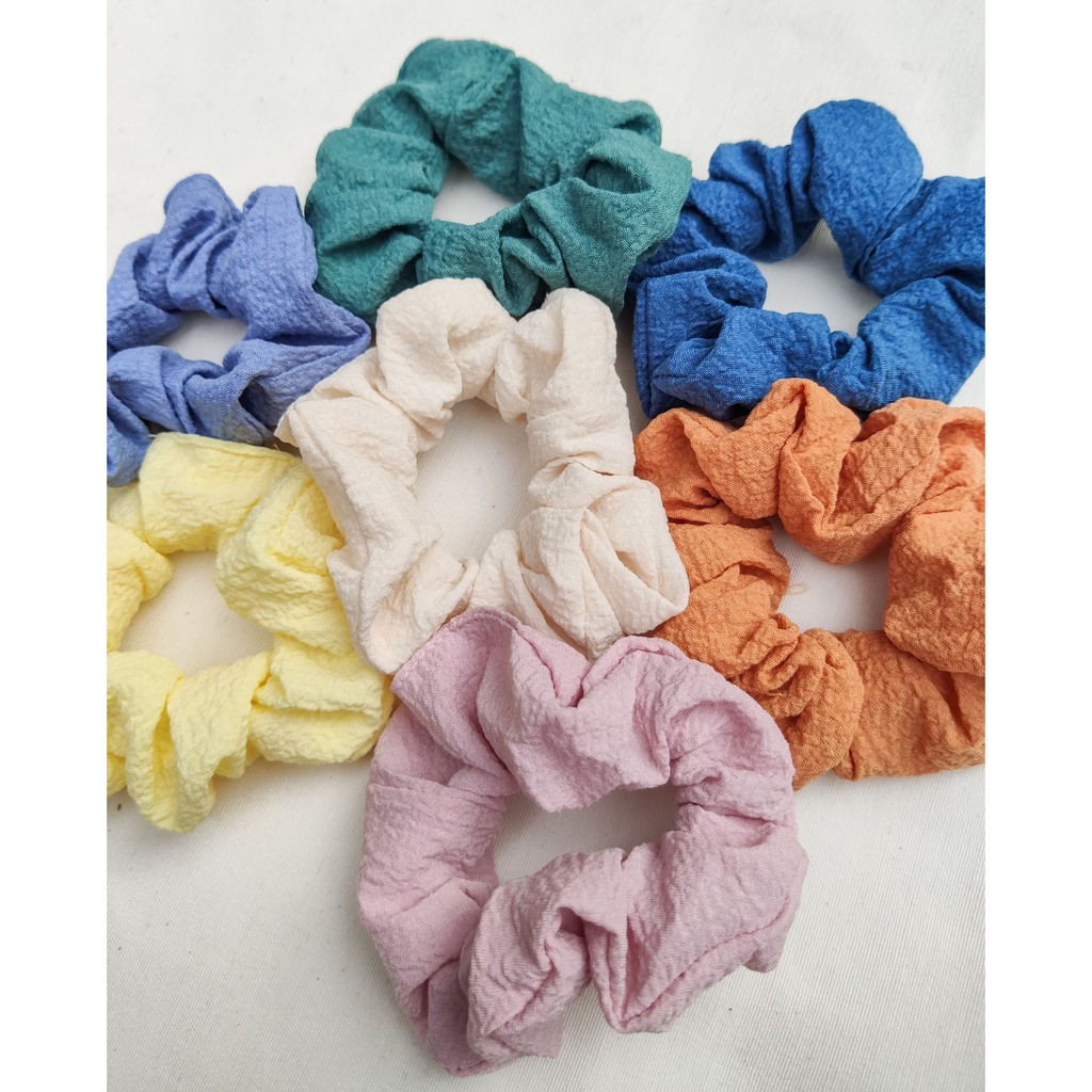 Korean Scrunchie / Ikat Rambut Korea Cepol / Kunciran Scrunchie / Scrunchie bonus Ikat Rambut