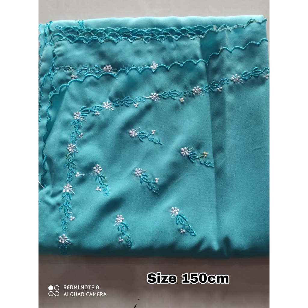 Khimar segiempat bordir Jumbo