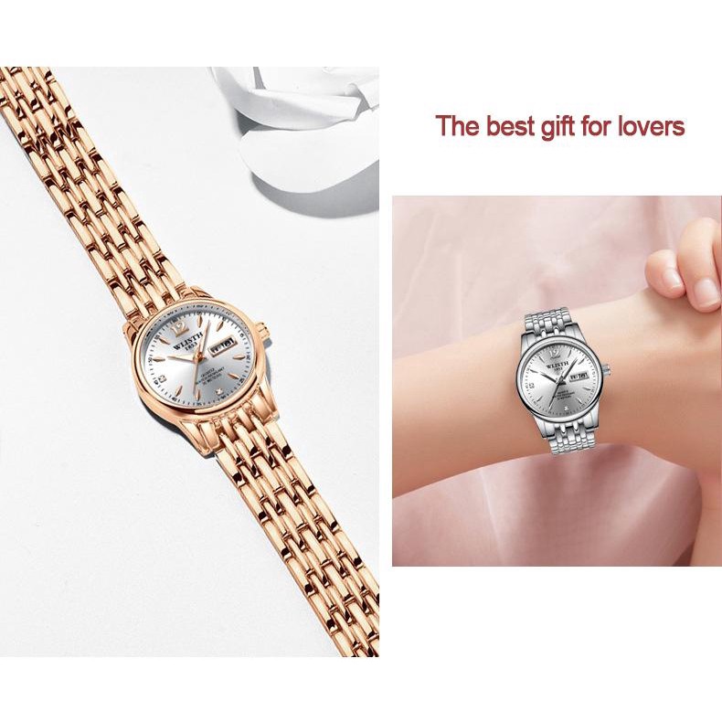 CEWEK STAINLESS TAHAN AIR BERKUALITAS TERLARIS//   WLISTH Merek Jam Tangan Wanita Bisnis Arloji