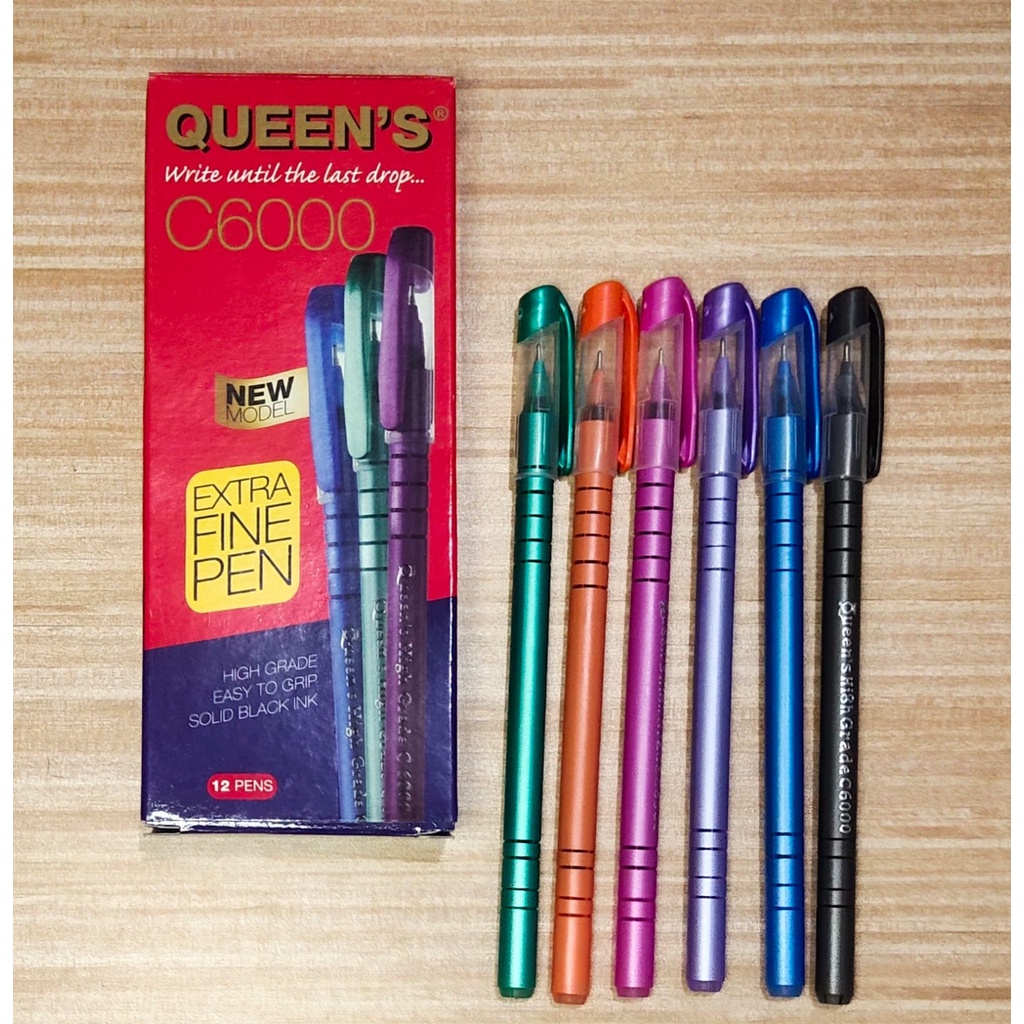 

BOLPOIN QUEENS 6000 HITAM