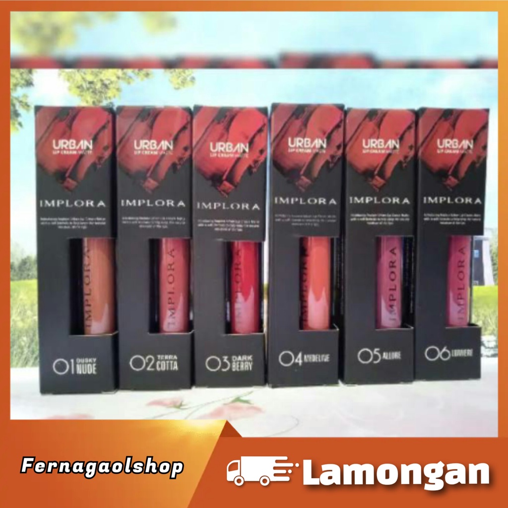 Implora Lip Cream Lipstik harga grosir murah