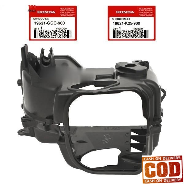 READY STOCK! COVER / TUTUP MESIN ATAS BAWAH SHROUD INLET EX BEAT FI / CBS 2012 2013 2014 STATER KASA