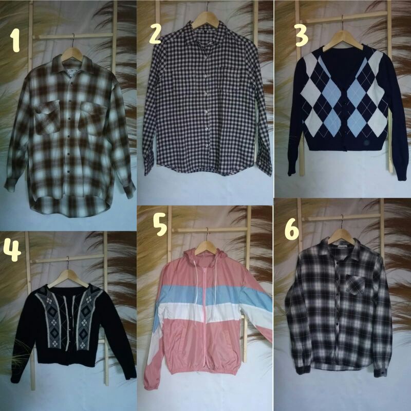 preloved jaket hitam vintage