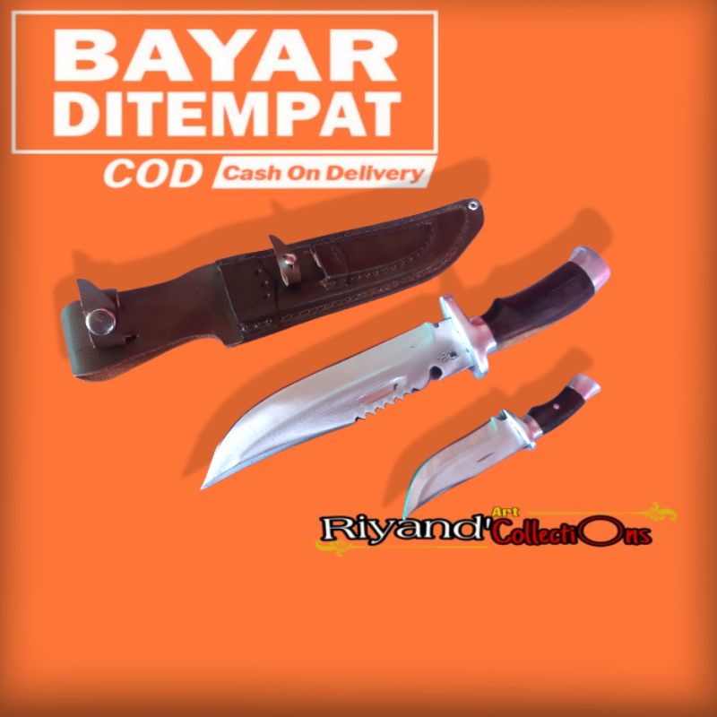 Pisau hiking & camping, pisau survival kit Outdoor