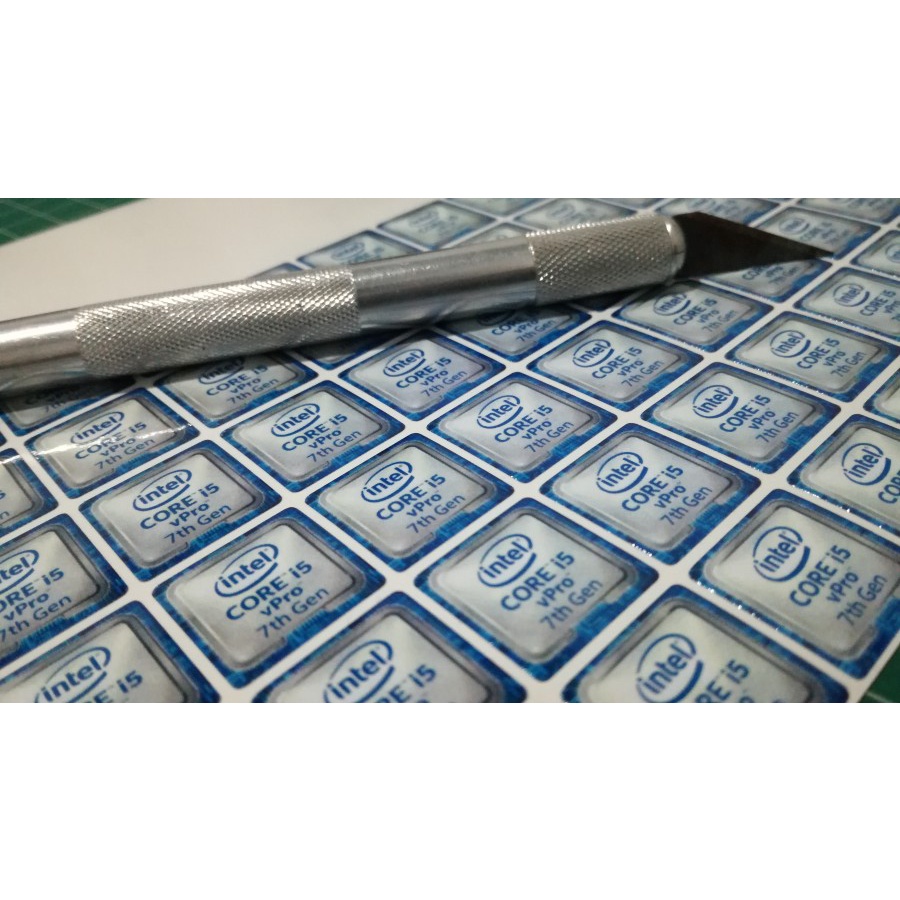 Stiker Intel Core i5 Vpro Gen 7
