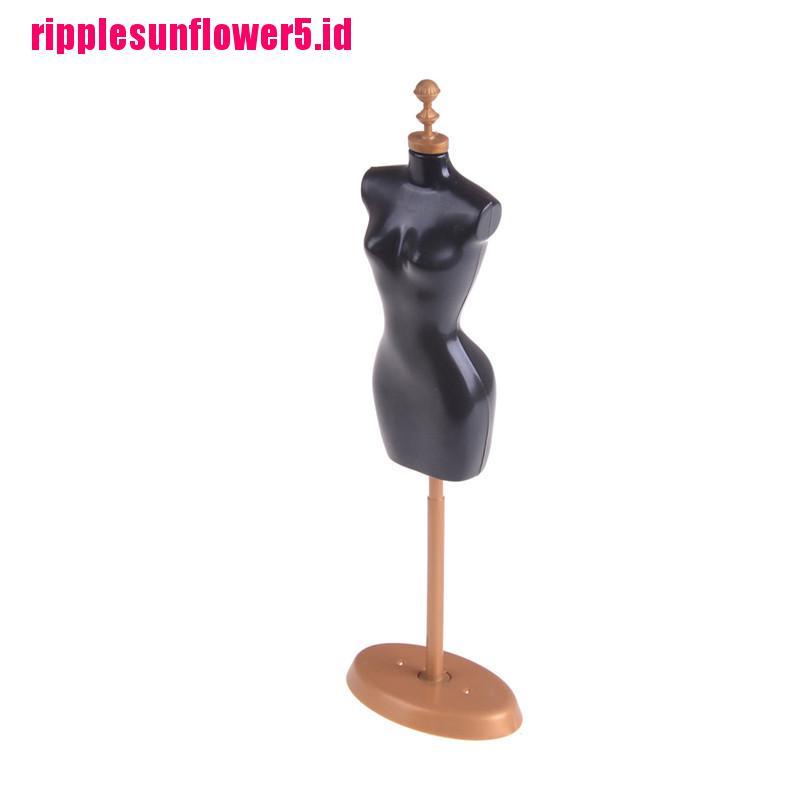 Stand Holder Mannequin 25cm Warna Hitam Untuk Dress Boneka