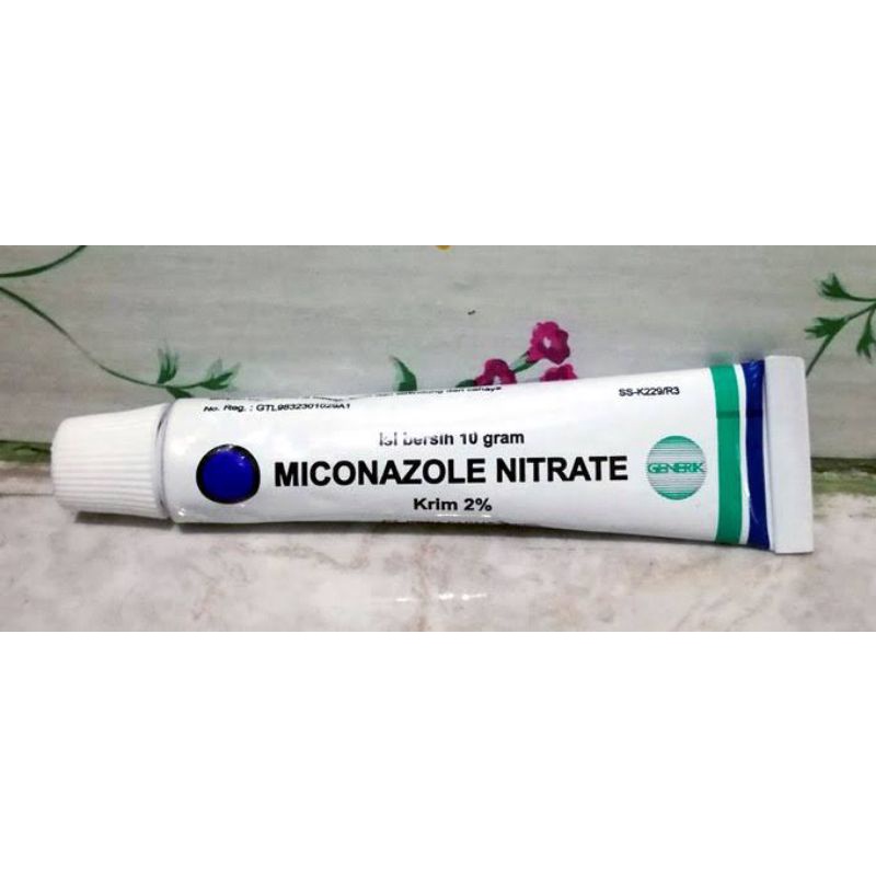 ORIGINAL SALEP MICONAZOLE NITRATE KRIM 2% 10 gram OBAT GATAL JAMUR KUTU AIR MIKONAZOLE CREAM