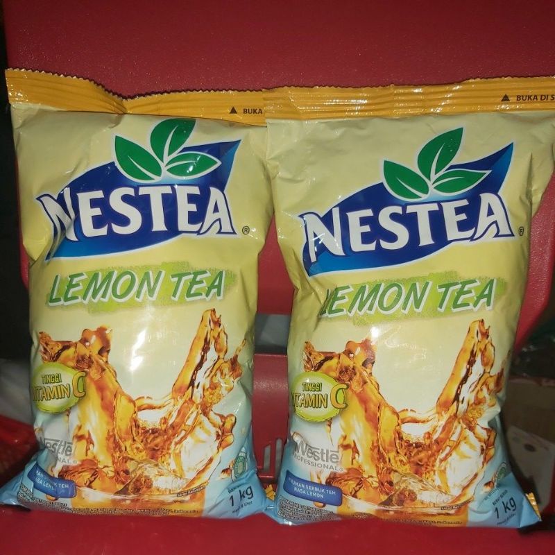 

serbuk minuman nestea(pilih varian rasa lemontea atau leci tea)