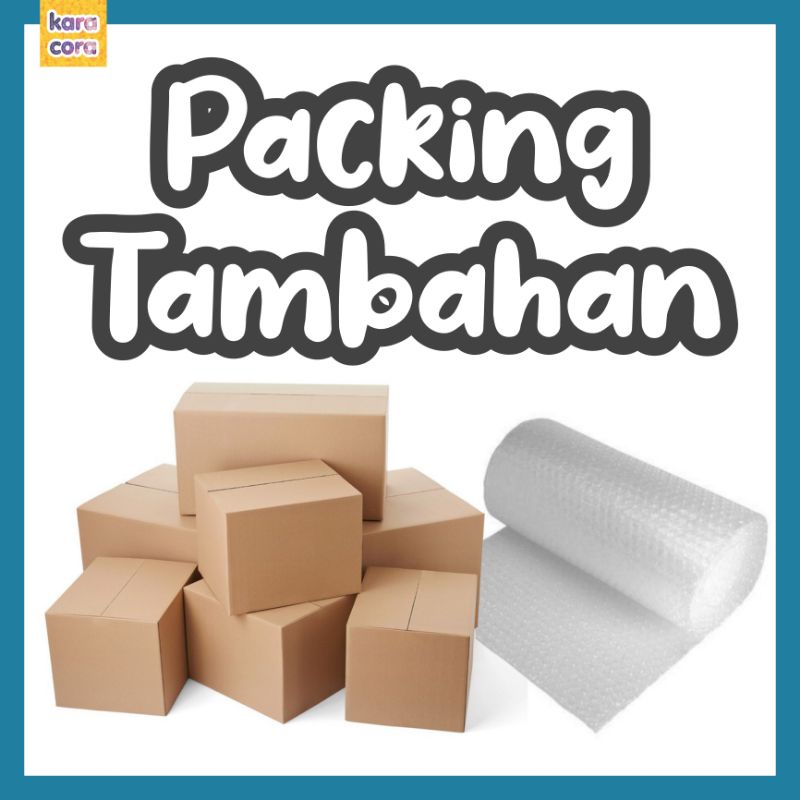

Packing Tambahan Extra Packing Dus Kardus Bubble Wrap