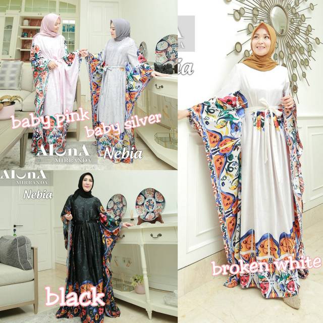 Nebia Dress by Aluna Mirranda Gamis Muslim Original
