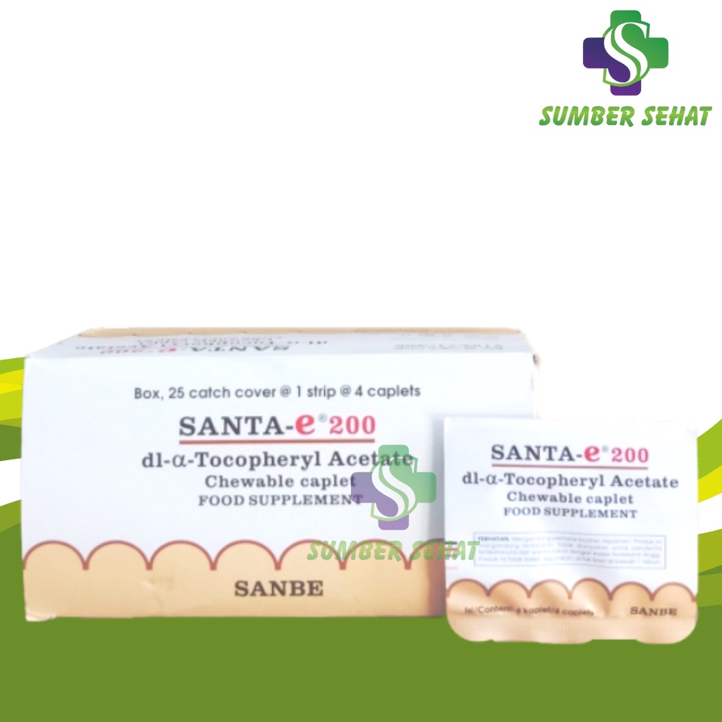 SANTA E 200 MG BOX 100 TABLET