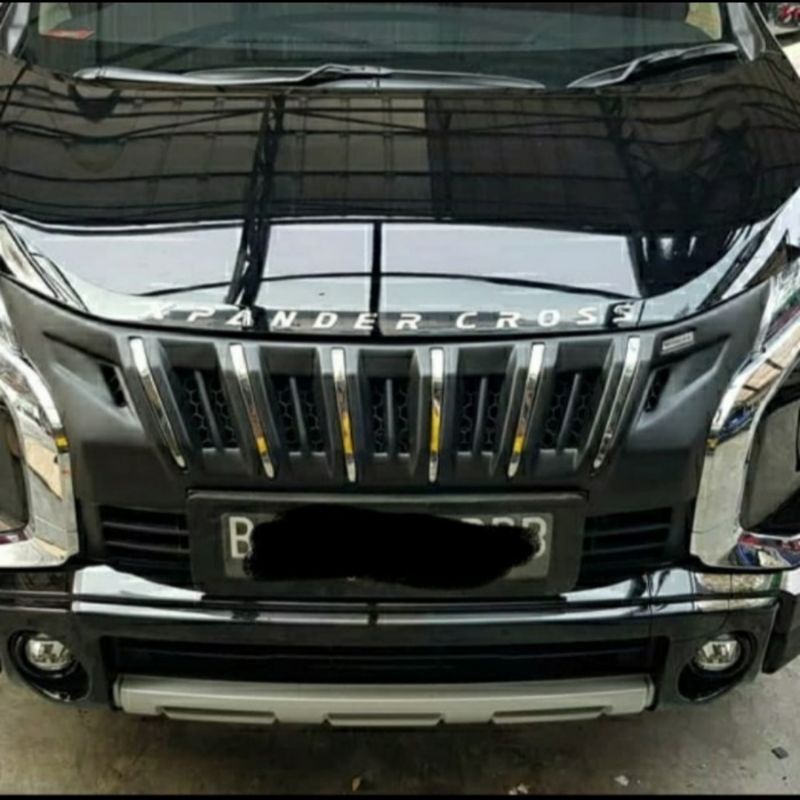 grill xpander cross hitam doff