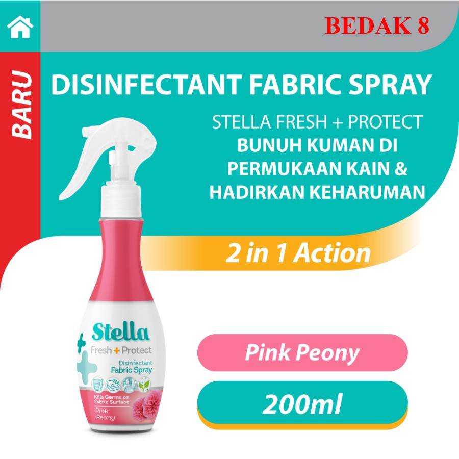 Disinfektan Fabric Spray Stella Fresh &amp; Protect 200 ml