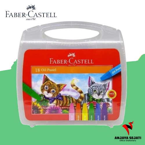 

Crayon Oil Pastel Faber Castell 18 Warna - Kotak Transparan