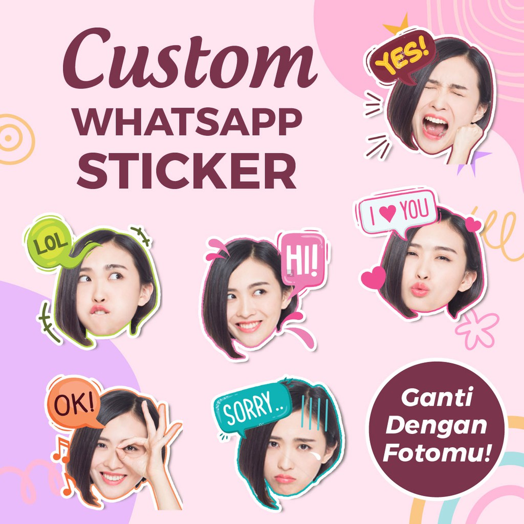 Termurah Custom Whatsapp Sticker Meme/wajah Lucu G0kDqLNf3YdnjM