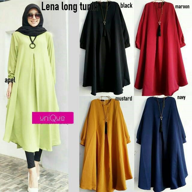TUNIK MUSLIM POLOS KANCING TALI KERUT MURAH WARNA JUMBO TUNIK MUSLIM POLOS KANCING TALI KERUT MURAH WARNA JUMBO