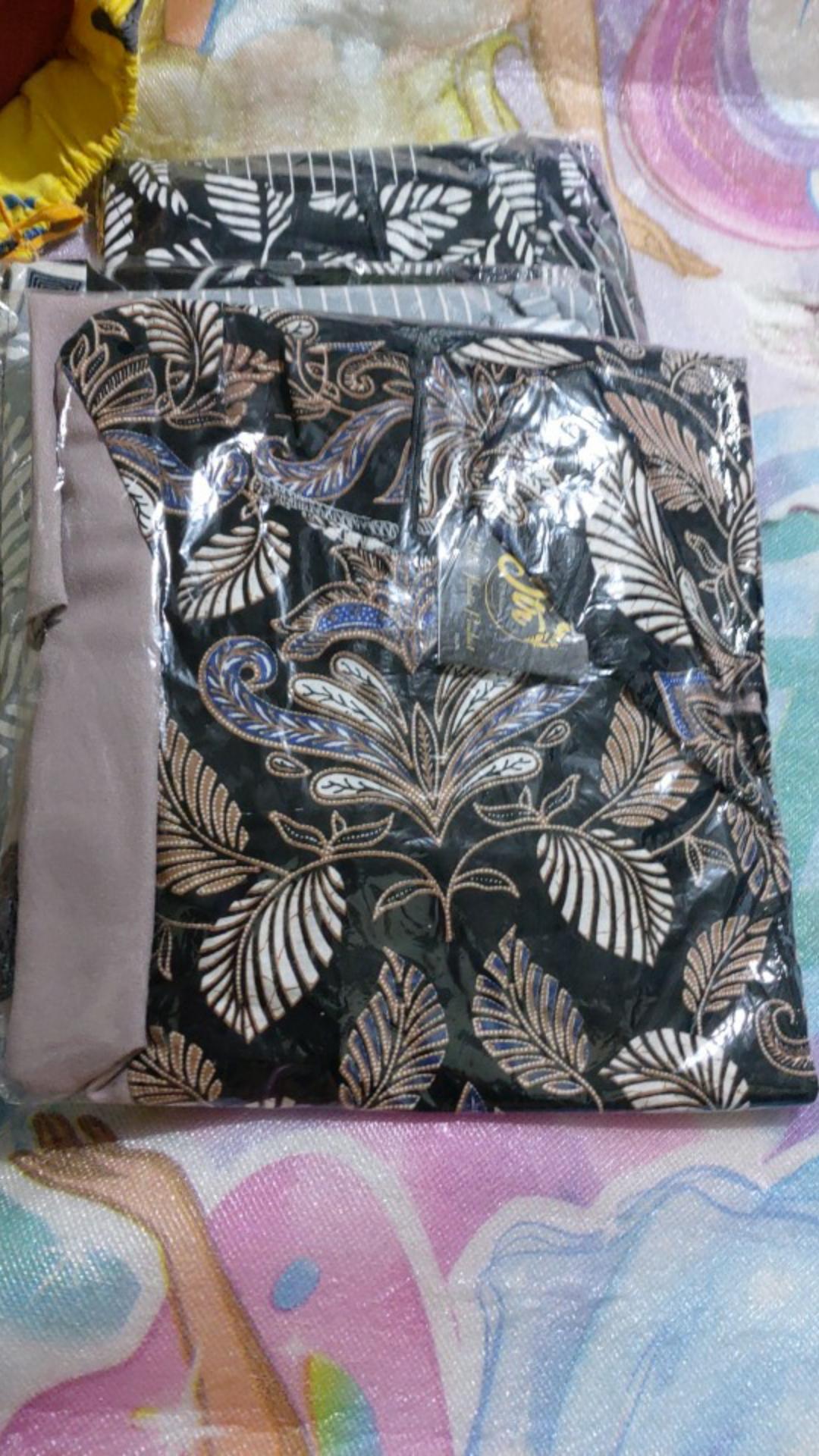 Batik Wanita Asj Sa Hrb026 Kenongo Kemeja Tosca Pendek