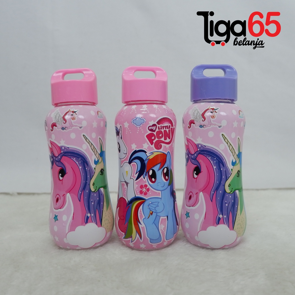 365 WATER BOTTLE #41095 Botol Minum Anak Karakter Fancy BPA Free Dengan Sedotan