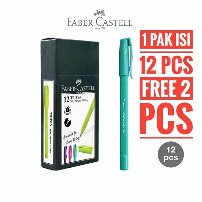 

Hari Ini Pulpen Tripen Faber Castell 0.7Mm Triangle / Ballpoint Faber-Castell Murah
