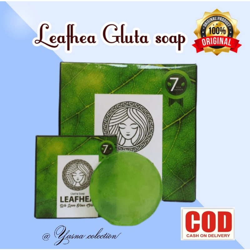 LEAFHEA GLUTA SOAP BPOM | SABUN LEAFHEA ORIGINAL SABUN COLLAGEN SABUN GLOWING SABUN SAFFRON