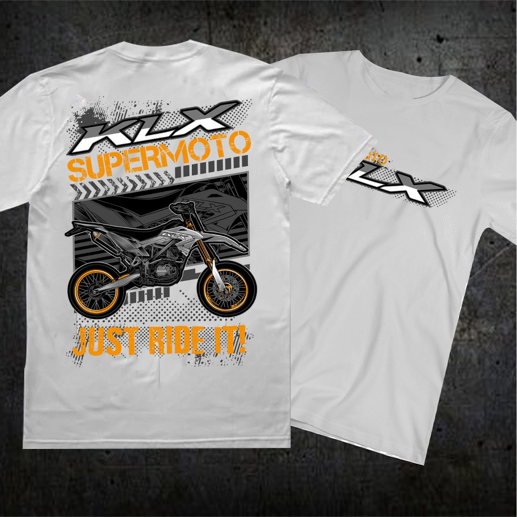 Kaos supermoto KLX / kaos motor supermoto / baju supermoto KLX / baju motor supermoto KLX / kaos sun