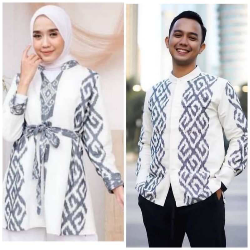 blouse - blouse wanita - blouse tenun - couple tenun - prewedding - baju kondangan - atasan wanita -