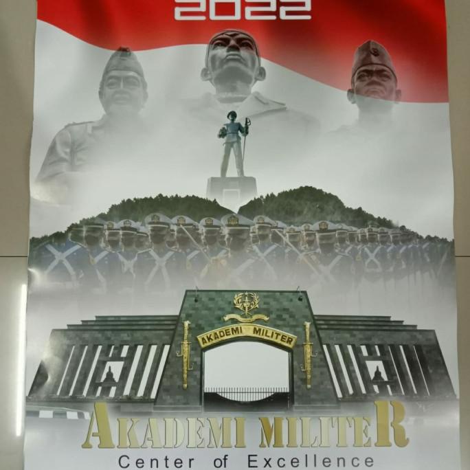 ,,,,,,,] Kalender Dinding Tahun 2022 Akademi Militer Akmil TNI