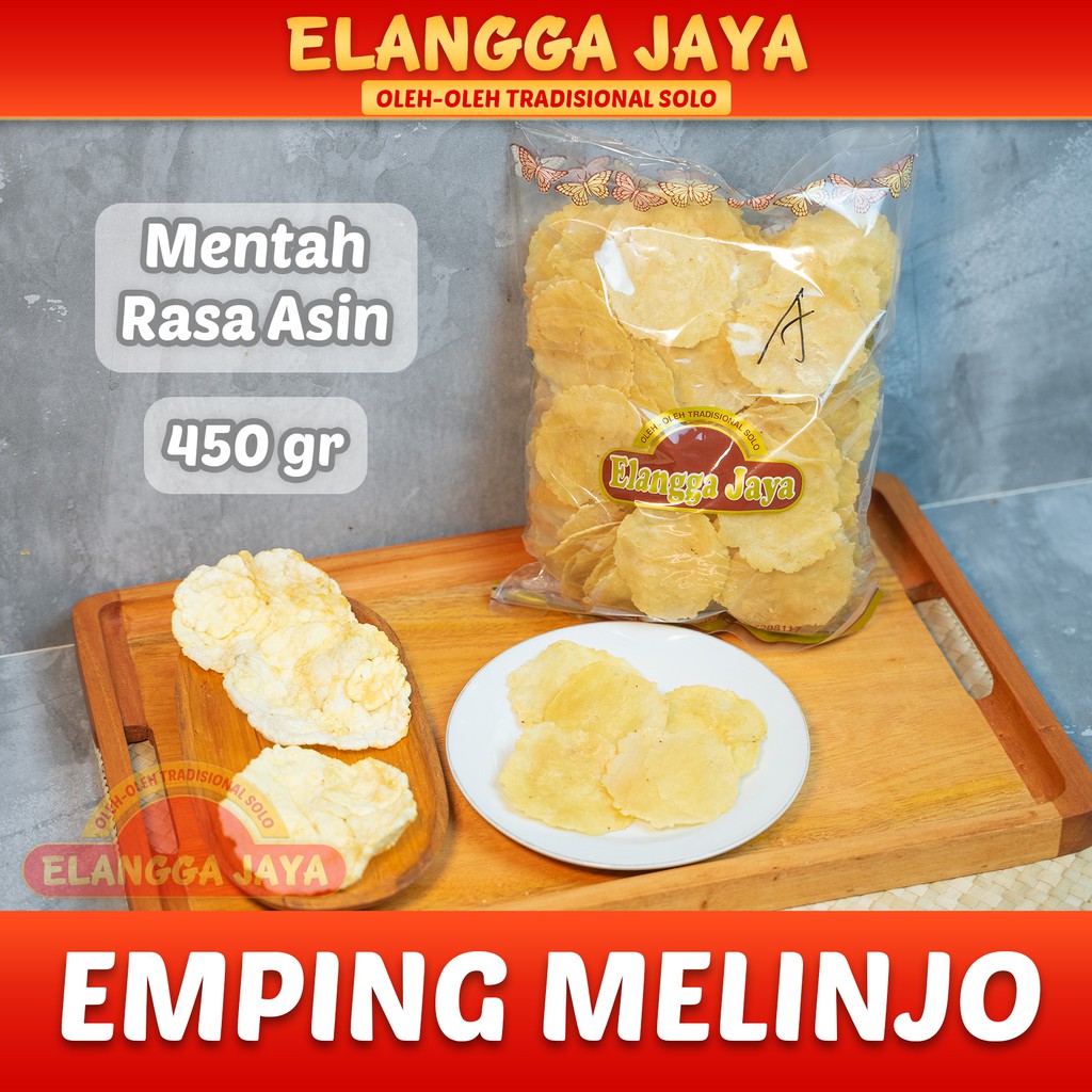 

Emping Melinjo Mentah Rasa Asin 450gr