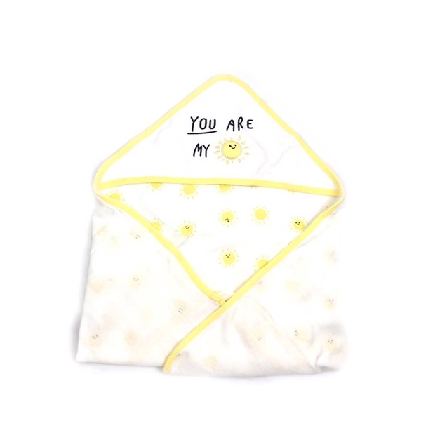 BABY K2 - Blanket hoodie + bodyset total 6 pcs motif sun