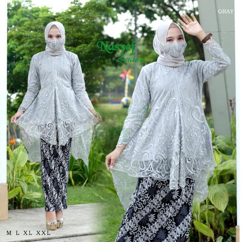 KEBAYA OROGINAL/KEBAYA TUNIK TULLE AZALEA/KEBAYA TULLE BUSUI