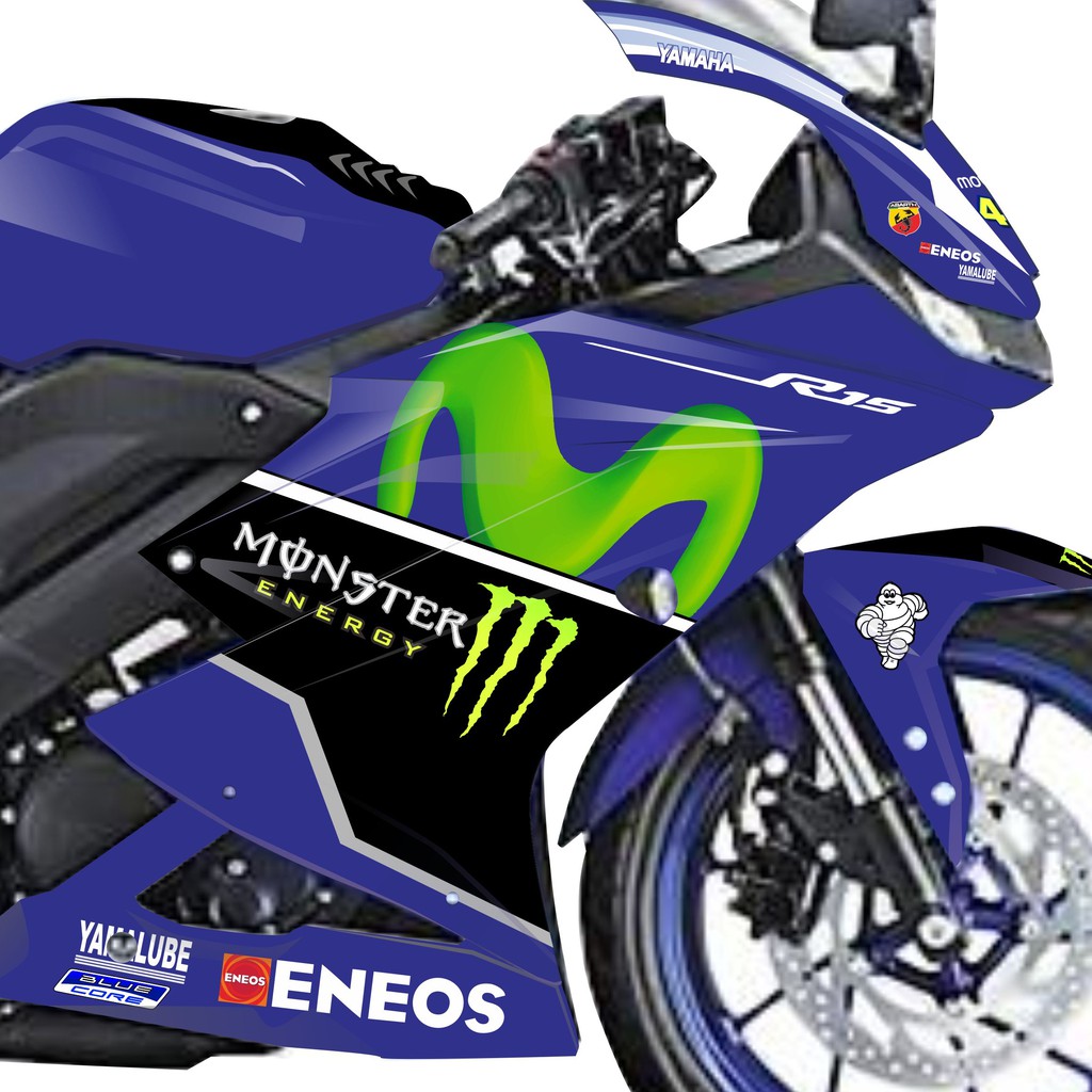 DECAL FAIRING R15 V3 MOVISTAR