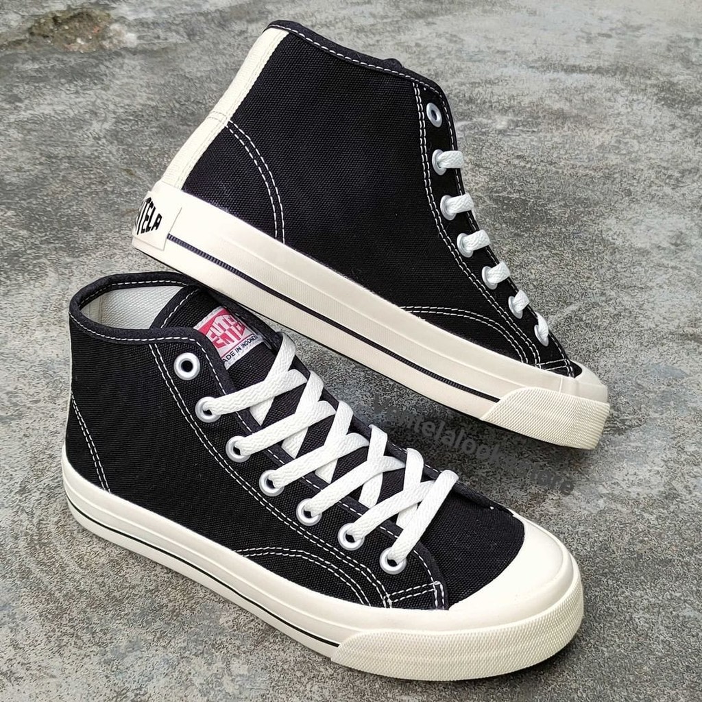 Sepatu Ventela Basic Black Natural High [ Ventela Original ]