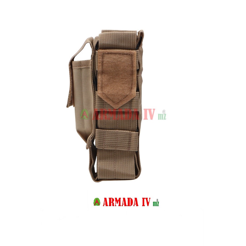 Tempat Sarung Botol Krem 600 ml Pouch Tempat Baret Army