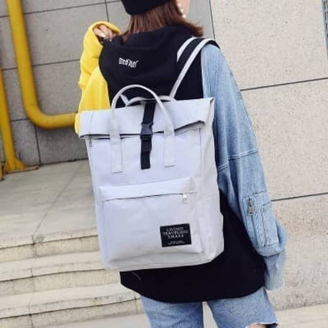 Korean Living Travel Casual Backpack / Import Backpack / Tas Ransel