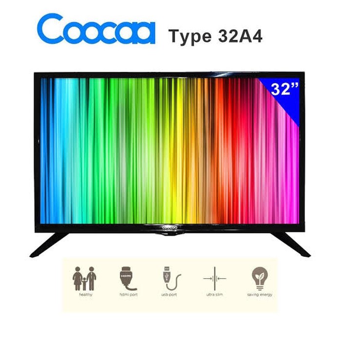 COOCAA LED TV 32 INCH USB HDMI 32A4 NEW SERIES | Shopee Indonesia