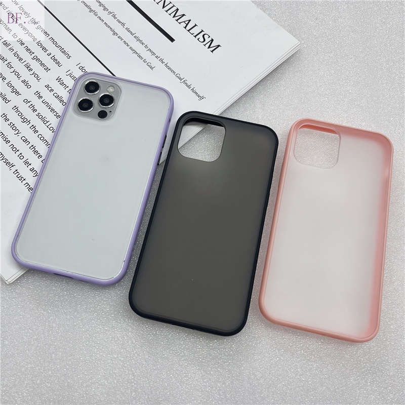 Hard Case Bahan Akrilik Frosted Anti Sidik Jari Untuk IPhone 14 Pro Max 14max 11 12